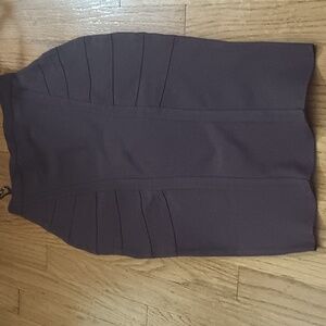 Burgundy long bandage skirt